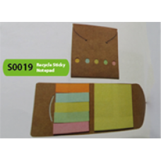 Recycle Sticky Notepad